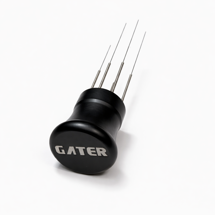 نیدل قهوه حرفهای ۵ سوزنه فنری با دسته آلومینیومی